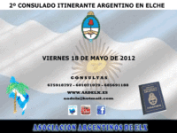 2º Consulado Itinerante Argentino en Elche