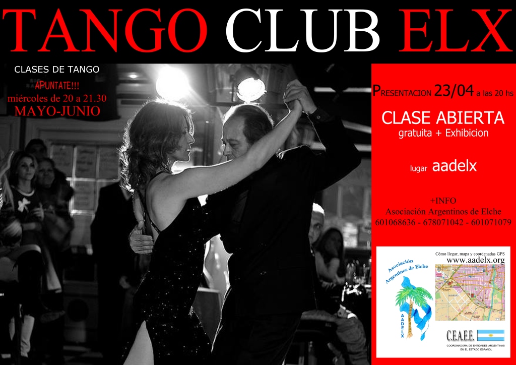 Lee más sobre el artículo Tango Club Elx en la Asociación de Argentinos