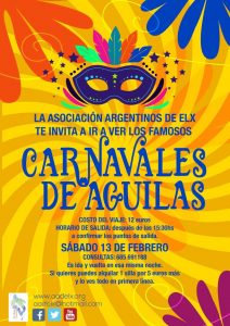 Lee más sobre el artículo Carnaval Aguilas 2016 con AADELX