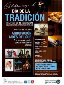 Lee más sobre el artículo IXº Fiesta de la Tradición Argentina en Elche!!!
