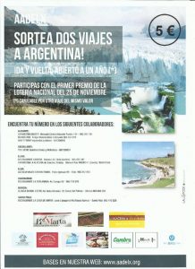 Lee más sobre el artículo 2º Sorteo de un Viaje a Argentina -PARA DOS PERSONAS-
